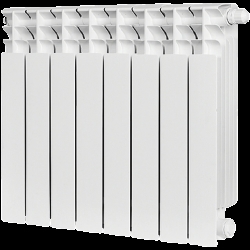 Радиатор биметаллический STOUT TITAN VENTIL 500 8 секций нижнее правое подключение