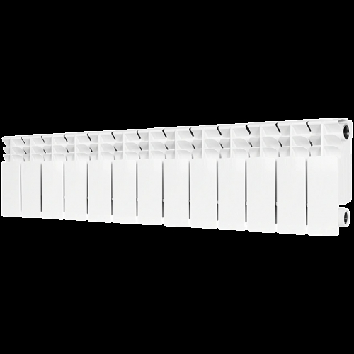 Радиатор биметаллический STOUT TITAN 200 13 секций боковое подключение (белый RAL 9016) купить в интернет магазине Санрай73