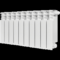 Радиатор биметаллический STOUT TITAN VENTIL 350 10 секций нижнее правое подключение