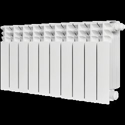 Радиатор биметаллический STOUT TITAN VENTIL 350 10 секций нижнее правое подключение