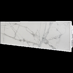 STOUT отопительная панель WHITE STONE SCT 120*30 белый гранит / белый корпус