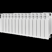 Радиатор биметаллический STOUT TITAN 350 14 секций боковое подключение (белый RAL 9016)