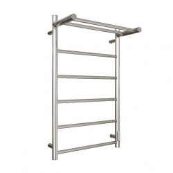 SHQ-J1RR-F08050 STOUT полотенцесушитель элекрический JAZZ round 80*50 Полированный с полкой