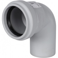 Отвод канализационный бесшумный STOUT D 58 х 87,5°