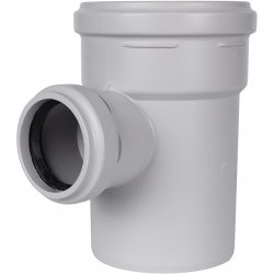 Тройник канализационный бесшумный STOUT D 110 x 58 / 87,5°