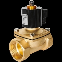 STOUT Клапан соленоидный (электромагнитный), прямого действия, НЗ, 24В, G2, EPDM