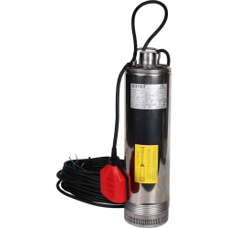 Насос колодезный STOUT с поплавком, кабель 20 м, 230V, Q=90 л/мин, H=45 м