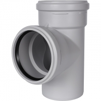 Тройник канализационный бесшумный STOUT D 110 x 110 / 87,5°