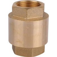 Клапан обратный пружинный муфтовый с пластиковым седлом STOUT 3/4