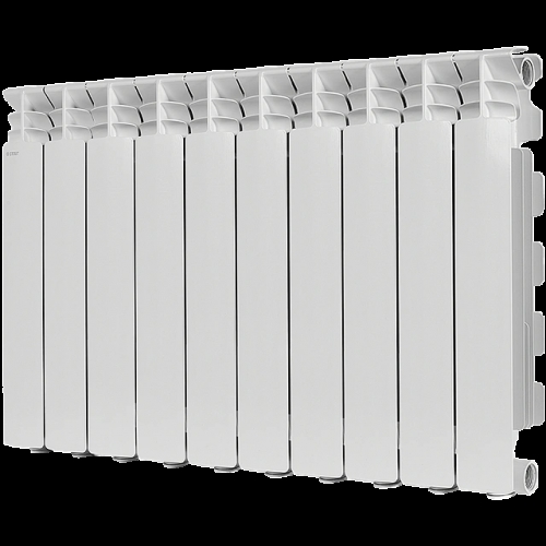 Радиатор алюминиевый STOUT GAMMA 500 10 секций боковое подключение (белый RAL 9010) купить в интернет магазине Санрай73