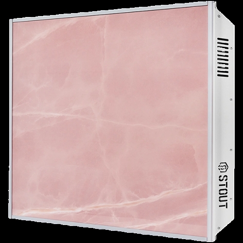 STOUT отопительная панель ROSE STONE SCT 60*60 розовый гранит / серый корпус купить в интернет магазине Санрай73