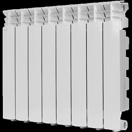 Радиатор алюминиевый STOUT GAMMA 500 8 секций боковое подключение (белый RAL 9010) купить в интернет магазине Санрай73