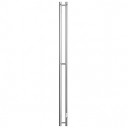 SHQ-R1R0-012008 STOUT полотенцесушитель элекрический ROCK round 120*08 Полированный 2 опоры