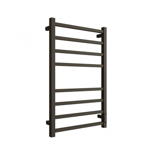 SHQ-F2QQ-008050 STOUT полотенцесушитель элекрический FORTE quadro 80*50 Черный матовый купить в интернет магазине Санрай73