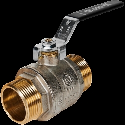 SVB-0005-200032 STOUT Кран шаровой полнопроходной, НР/НР, ручка рычаг 1 1/4"