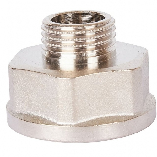 SFT-0073-000112 STOUT Переходник под ключ ВН никелированный 1"x1/2" купить в интернет магазине Санрай73