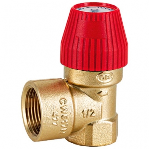 Клапан предохранительный для отопления 3 бар 3/4"x1" (477.232) купить в интернет магазине Санрай73