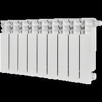 Радиатор биметаллический STOUT TITAN VENTIL 350 9 секций нижнее правое подключение