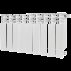 Радиатор биметаллический STOUT TITAN VENTIL 350 9 секций нижнее правое подключение