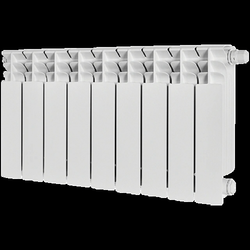 Радиатор биметаллический STOUT TITAN VENTIL 350 9 секций нижнее правое подключение купить в интернет магазине Санрай73