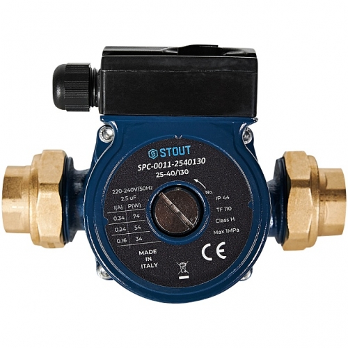 Циркуляционный насос 25-40/130 220/240V 50Hz с латунными гайками G 1 1/2 x Rp 1 купить в интернет магазине Санрай73