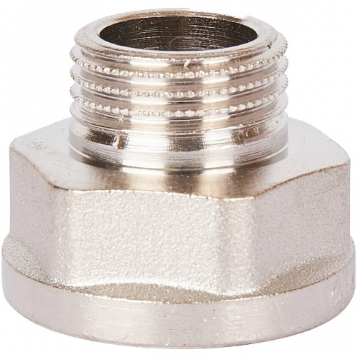 SFT-0073-003412 STOUT Переходник под ключ ВН никелированный 3/4"x1/2" купить в интернет магазине Санрай73