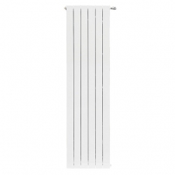 Радиатор алюминиевый STOUT Oscar 2000 4 секции боковое подключение (белый )