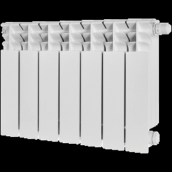 Радиатор биметаллический STOUT TITAN VENTIL 350 7 секций нижнее правое подключение