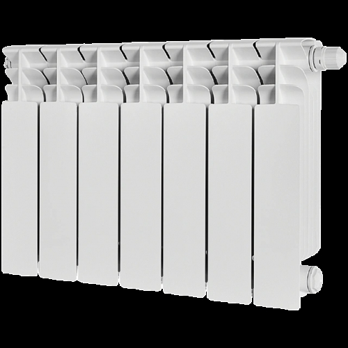 Радиатор биметаллический STOUT TITAN VENTIL 350 7 секций нижнее правое подключение купить в интернет магазине Санрай73