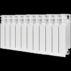 Радиатор биметаллический STOUT TITAN 350 11 секций боковое подключение (белый RAL 9016)