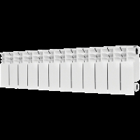 Радиатор биметаллический STOUT TITAN 200 12 секций боковое подключение (белый RAL 9016)