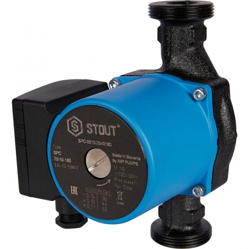 STOUT Насос циркуляционный 25/40-180 мм купить в интернет магазине Санрай73