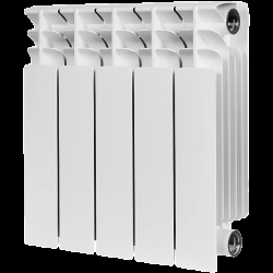Радиатор биметаллический STOUT TITAN 350 5 секций боковое подключение (белый RAL 9016)