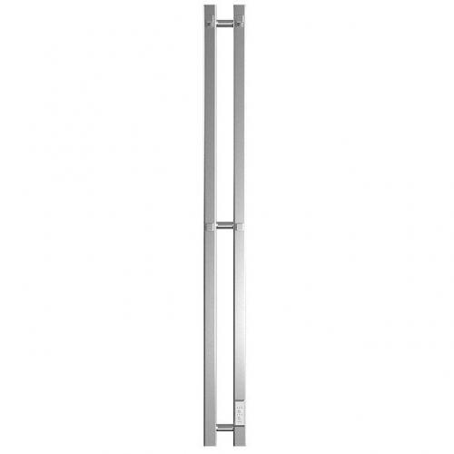 SHQ-R1Q0-012008 STOUT полотенцесушитель элекрический ROCK quadro 120*08 Полированный 2 опоры купить в интернет магазине Санрай73