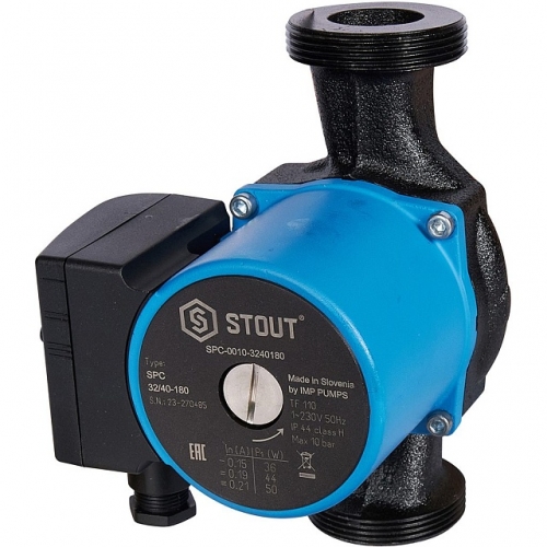 STOUT Насос циркуляционный 32/40-180 мм купить в интернет магазине Санрай73
