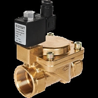 STOUT Клапан соленоидный (электромагнитный), непрямого (пилотного) действия, НО, 24В, G1 1/2, EPDM