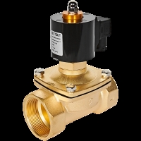 STOUT Клапан соленоидный (электромагнитный), прямого действия, НО, 24В, G2, EPDM