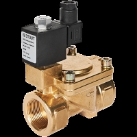 STOUT Клапан соленоидный (электромагнитный), непрямого (пилотного) действия, НО, 24В, G1 1/4, EPDM