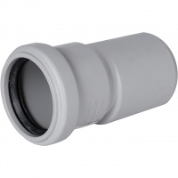 Переход эксцентрический канализационный бесшумный STOUT D 58 х 50