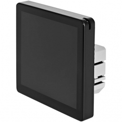 STOUT Терморегулятор теплого пола 16А, TFT, NTC 10К -2м, черный