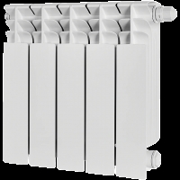 Радиатор биметаллический STOUT TITAN VENTIL 350 5 секций нижнее правое подключение