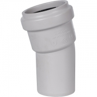 Отвод канализационный бесшумный STOUT D 58 х 15°