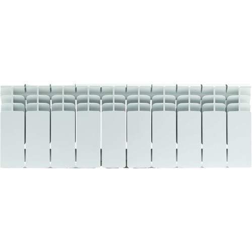 Радиатор биметаллический STOUT TITAN 200 6 секций боковое подключение (белый RAL 9016) купить в интернет магазине Санрай73