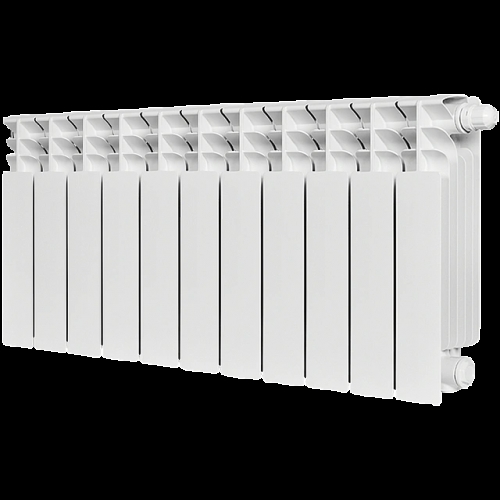 Радиатор биметаллический STOUT TITAN VENTIL 350 11 секций нижнее правое подключение купить в интернет магазине Санрай73