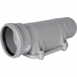 Ревизия с прямоугольной крышкой канализационная бесшумная STOUT D 110