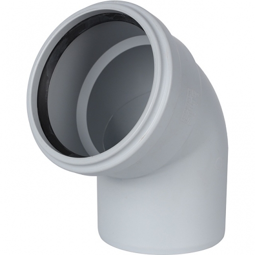 Отвод канализационный бесшумный STOUT D 110 х 67° купить в интернет магазине Санрай73