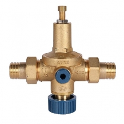 STOUT Автоматический подпиточный клапан 1/2 НР/НР с выходом под манометр 0524.115