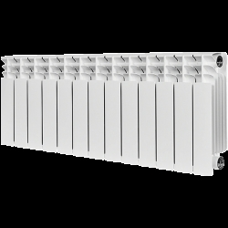 Радиатор биметаллический STOUT TITAN 350 13 секций боковое подключение (белый RAL 9016)