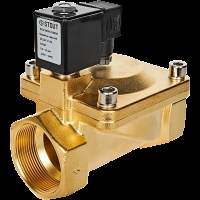 STOUT Клапан соленоидный (электромагнитный), непрямого (пилотного) действия, НЗ, 24В, G2, EPDM