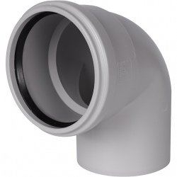 Отвод канализационный бесшумный STOUT D 110 х 87,5°